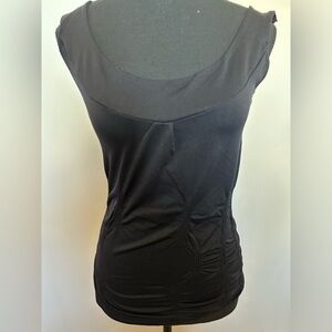 SOHO LADY black tank top,stretch,size:M,